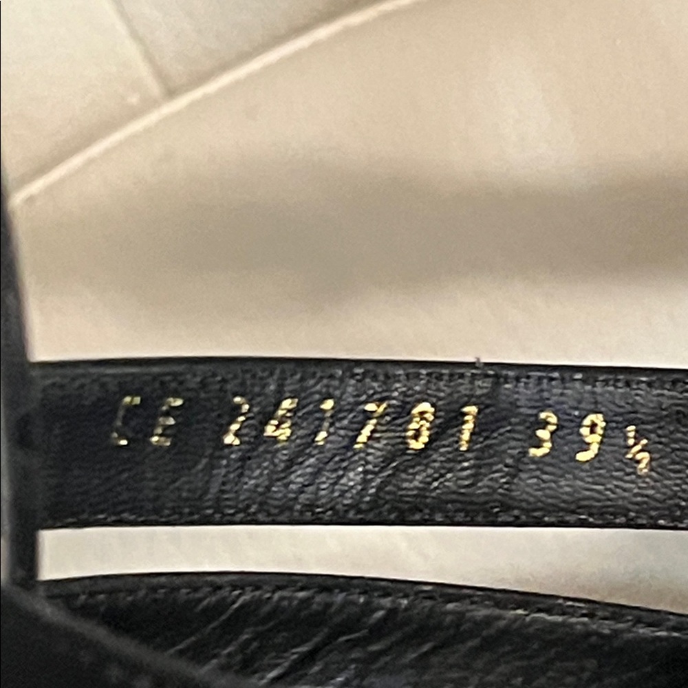 YSL Yves Saint Laurent Black Multi-Strap 105 Heel Sandals Essentiel 8.5 EU 39.5 - Picture 12 of 12
